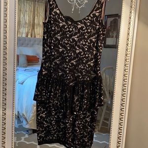 Stunning Betsey Johnson peplum dress